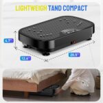 Vibration Plate Exercise Machine, Power Vibrating Shake Platform for Lymphatic Drainage, Whole Body Vibrate Waver Fitness, Full Body Shaking Board for Home Workouts, Weight Loss, Women - Image 4
