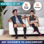 Compression Socks for Women & Men (20-30 mmHg) Support for Travel, Nurses, Pregnancy, Shin Splints, Sports and Everyday Wear - Image 4