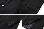 THWEI Mens Casual Suit Blazer Jackets Stand Collar Business Sport Coats - Image 6