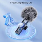2pcs Dual Receivers Mini Microphone for iPhone 7-16 iPad Android Video Recording,Lavalier Wireless Microphone for Game Live Streaming,Interviews,YouTube,TikTok,Vlog,Gift - Image 6