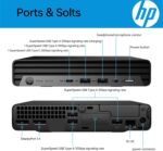 HP 2025 Elite 805 Mini PC Desktop Computer, AMD Ryzen 5 (Beat i7-11700T), Ultra-Quiet Design, 32GB RAM, 1TB PCIe SSD, Dual 4K Display Support, USB-C, Wi-Fi 6, Keyboard & Mouse, Windows 11 Pro - Image 4
