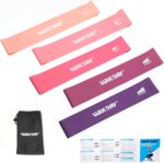 Resistance Bands for Working Out Exercise Loop Bands Workout Bands Set for Men Women Body Stretching, Crossfit Training, Home Workout, Physical Therapy, Booty Legs, Set of 5 - Image 2