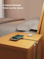 6 Pack Magnetic Cable Clips [Cable Smooth Adjustable] Cord Holder, Under Desk Cable Management, JOYROOM Adhesive Wire Holder Keeper Organizer for Home Office Desk Phone Car Wall Desktop Nightstand - Image 7