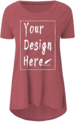 Women's Relaxed Fit Casual Tops Summer Basic T-Shirts for Women Oversized Blouse Tee Shirts Comfortable Daily Wear - Image 8