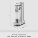 Breville BCA800BSS InFizz Fusion Sparkling Water and Beverage Carbonator, CO2 Canister Not Included, Brushed Stainless Steel - Image 10