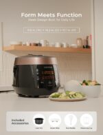 Cuckoo High 6 Cup Electric Heating Pressure Rice Cooker & Warmer – 12 Built-in Programs Including Glutinous (White), Mixed, Brown, GABA, Black Copper - Image 14
