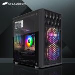 STGAubron Gaming PC Computer Desktop, Radeon RX 560 4G, Intel 10th Gen G5905 3.5G, 16G DDR4, 512G SSD, 600M WiFi, BT 5.0, RGB Fan x2, Windows 11 Home - Image 8