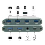 USB 3.0 Switch for 2 Computers, 4 USB Devices, 5Gbps Data Transfer, Driver-Free, Remote Control for Office, Gaming, Printers, Keyboards & Peripherals(SW204) - Image 9