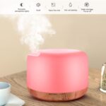 300ML Essential Oil Diffuser, Remote Control Ultrasonic Aromatherapy Oil Diffusers Cool Mist Humidifier, Waterless Auto-Off and 7 LED Light Colors for Bedroom, Yoga, SPA, Baby - Image 4