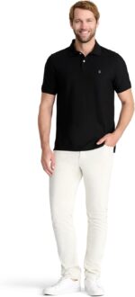 IZOD Men's Advantage Performance Short Sleeve Polo Shirt - Image 4