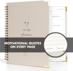 Beautiful To Do List Notebook - Aesthetic Daily Planner to Easily Organize Your Tasks And Boost Productivity - Stylish Undated Planner And School or Office Supplies For Women - Image 6