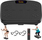Vibration Plate Exercise Machine, Vibration Plate Platform for Lymphatic Drainage, 200 Adjustable Speeds Power Shaping Vibrating Plate Helps Weight Loss, Shaping, Max Weight 450 Lbs - Image 2