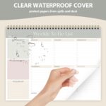 Weekly To Do List Notepad, Undated Planner with 52 Sheets (8.5''x11''), Desk Weekly Planner for Women & Man, Home School & Work-Green - Image 6