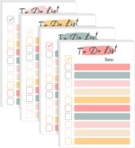 4 Packs to Do List Notepad, 200 Sheets Daily to Do List Sticky Notes 4x6Inches Memo Pad Pastel Candy Color Portable Planner for Coworkers Funny Office Gifts - Image 2