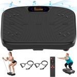 Vibration Plate Exercise Machine, Vibration Plate Platform for Lymphatic Drainage, 200 Adjustable Speeds Power Shaping Vibrating Plate Helps Weight Loss, Shaping, Max Weight 450 Lbs - Image 9