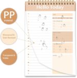 Daily To Do List Notepad - 52 Sheets Spiral Planner Checklist Notebook Work Organizer Planning Pad Perfect for Enhanced Productivity and Tasks Goal Achievement - Sunset Glow - Image 4