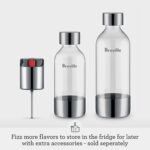 Breville BCA800BSS InFizz Fusion Sparkling Water and Beverage Carbonator, CO2 Canister Not Included, Brushed Stainless Steel - Image 9