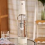 Portable Sparkling Water Maker - Travel Soda Maker for Home & Outdoor, 1L Carbonating Bottle, 10 pcs CO2 Cylinders, Compact Carbonated Water Machine for Flavored Drinks, Soda Machine (White) - Image 10