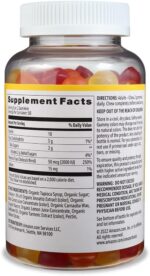 Amazon Basics Vitamin D3 2000 IU Gummies, Orange, Lemon & Strawberry, 160 Count (2 per Serving) (Previously Solimo) - Image 3