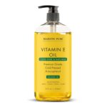 Majestic Pure Vitamin E Oil - 100% Pure & Natural, 20,000 IU | Premium Grade, Cold-Pressed and Tocopherol to Repair Dry, Damaged Skin| Moisturizing Skin, Hair and Scalp 8 Fl Oz - Image 2