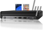 HP 2025 Elite 805 Mini PC Desktop Computer, AMD Ryzen 5 (Beat i7-11700T), Ultra-Quiet Design, 32GB RAM, 1TB PCIe SSD, Dual 4K Display Support, USB-C, Wi-Fi 6, Keyboard & Mouse, Windows 11 Pro - Image 2