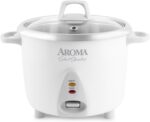 Aroma Housewares Select Stainless Rice Cooker & Warmer with Uncoated Inner Pot, 14-Cup(cooked) / 3Qt, ARC-757SG - Image 2