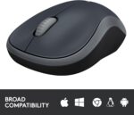Logitech M185 Wireless Mouse, 2.4GHz with USB Mini Receiver, 12-Month Battery Life, 1000 DPI Optical Tracking, Ambidextrous PC/Mac/Laptop - Swift Grey - Image 6