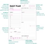 Daily Planner Notepad - Tear-Off Daily Planning Pad, Organizer with To Do Lists, Schedule, Appointment, Productivity Tracker, 50 Undated Sheets, 8.5 x 11 in - Image 4