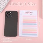 4 Packs to Do List Notepad, 200 Sheets Daily to Do List Sticky Notes 4x6Inches Memo Pad Pastel Candy Color Portable Planner for Coworkers Funny Office Gifts - Image 4