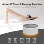 Kipcush Tibetan Meditation Bowl Sound Machine - 7 Different Sized Singing Bowls Sounds for Yoga, Meditation, Mindfulness, Chakra Healing, Sound Therapy and Stress Relief, Timer, Plug in - Image 4