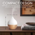 SALKING Essential Oil Diffuser, 100ml Small Aromatherapy Diffuser with Auto Shut-Off Function, Ultrasonic Diffusers for Essential Oils, Cool Mist Humidifier with Warm White Lights, for Office Home - Image 6