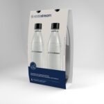 sodastream 1L Twin Pack Dishwasher Safe Slim Bottle (Black) - Image 3