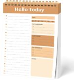 Daily To Do List Notepad - 52 Sheets Spiral Planner Checklist Notebook Work Organizer Planning Pad Perfect for Enhanced Productivity and Tasks Goal Achievement - Sunset Glow - Image 2