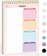 Forvencer To Do List Notepad with 52 Sheets (6.5 x9.8), To Do List Notebook for Work, Undated Daily Planner Organizer for Tasks Checklist & Goal Planning, To Do List Perfect for Office, School, Cute - Image 2
