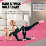 Ankle Resistance Bands with Cuffs, Ankle Weights Bands for Working Out, Women Leg and Glutes Workout Equipment, Exercise Bands for Kickbacks, Butt and Booty Trainer, Home Gym Fitness Equipment - Image 8