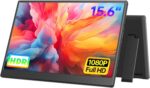 Portable Monitor 15.6-inch FHD 1080P Ultra-Slim Travel External Monitor HDR IPS Gaming Display with Kickstand &Speakers USB-C HDMI Plug&Play，for Laptop PC Phone PS4/5 Xbox Switch - Image 2