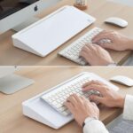 TSJ OFFICE Small Desktop Whiteboard -Glass Dry Erase Board Computer Keyboard Stand White Board Surface Pad with Drawer, Desk Organizers with Accessories for Office, Home, School Supplies - Image 8