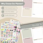 Weekly To Do List Notepad, Undated Planner with 52 Sheets (8.5''x11''), Desk Weekly Planner for Women & Man, Home School & Work-Green - Image 7