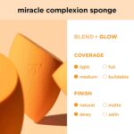 Real Techniques Miracle Complexion Sponge, Makeup Blender for Liquid and Cream Foundation, Full Coverage, Streak-Free Professional Makeup Tool, Cruelty Free, Vegan, Latex Free, 4 Count - Image 9