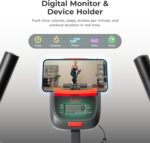 Sunny Health & Fitness Stair Stepper w/Handlebar, Extended Step Range Climber Machine for Legs, Core and Glute Workouts, Connection with Free SunnyFit® App - Image 7