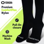 Crucial Compression Socks for Men & Women (20-30mmHg) Running, Athletic, Travel - Image 6