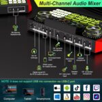 Podcast Microphone Bundle with Live Sound Card Audio Mixer, Podcast Equipment Bundle Sound Board with 3.5mm Condenser Microphone for Pc/Phone Live Streaming Singing Gaming,Voice Changer, Denoise - Image 8