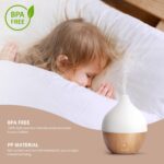 SALKING Essential Oil Diffuser, 100ml Small Aromatherapy Diffuser with Auto Shut-Off Function, Ultrasonic Diffusers for Essential Oils, Cool Mist Humidifier with Warm White Lights, for Office Home - Image 7