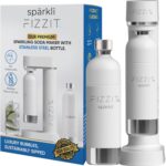 Fizzit Spärklï Carbonated Water Soda Maker with Stainless Steel Bottle Included,Dishwasher Safe - Image 10