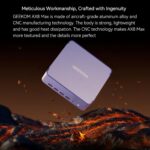 GEEKOM Mini PC AX8 Max, Dual 2.5G Lan AMD Ryzen 7 8745HS (Up to 4.9GHz, 3 Mode) Desktop Computers, Radeon 780M, 32GB DDR5 5600MHz RAM 1TB PCIe SSD, 2xUSB4/PD/WOL/8K 4 Display/Gaming/Business/Win11 Pro - Image 8