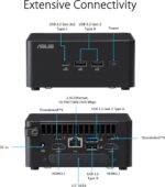 ASUS NUC 14 Pro Tall Full System Mini PC with Intel 14th Gen Core Ultra 7 155H, 32GB DDR5 RAM, 1TB PCIe G4x4 NVMe SSD, Thunderbolt 4,Win 11 Pro, Toolless Chassis Access, VESA Mount Included - Image 4
