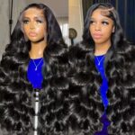 30 Inch 13x6 Lace Front Wigs Human Hair Wig 200% Density Body Wave Lace Front Wigs Human Hair Pre Plucked Glueless Wigs 13x6 HD Lace Frontal Wigs for Women Glueless Wigs Human Hair Pre Plucked - Image 2