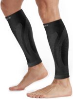 CAMBIVO 3 Pairs Calf Compression Sleeves for Men & Women – Footless Compression Socks for Shin Splints, Pain Relief, Varicose Veins – Leg Support for Running, Travel, Fitness, Nursing - Image 2