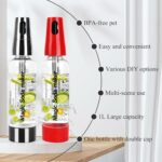 Sparkling Water Maker, Portable Soda Maker with 1L PET Carbonating Bottles, Soda Water Maker for Flavored Drinks, Soda Machine (Silver) - Image 5