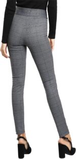 SweatyRocks Women's Casual Skinny Leggings Stretchy High Waisted Work Pants - Image 3
